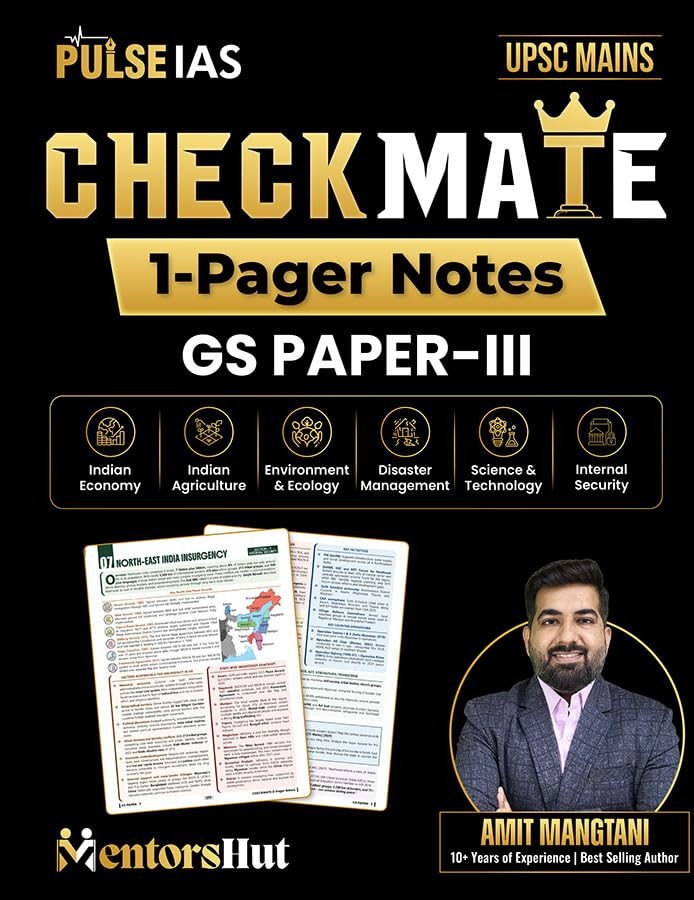 PULSE IAS UPSC Mains Checkmate 1-Pager Notes GS Paper-III By Amit Mangtani