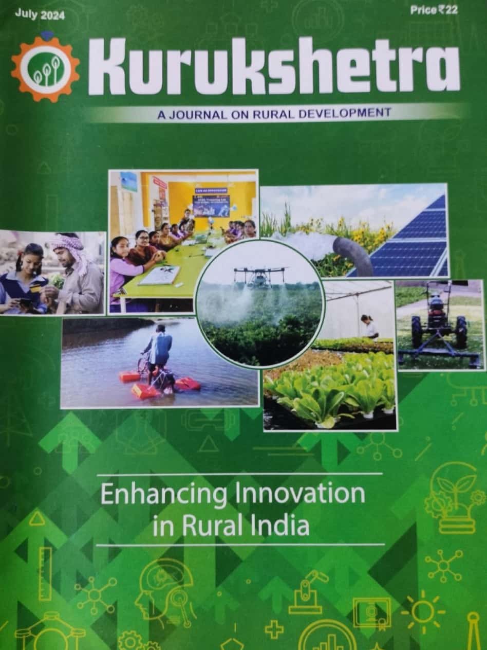 Kurukshetra July 2024 - Enhancing Innovation in Rural India