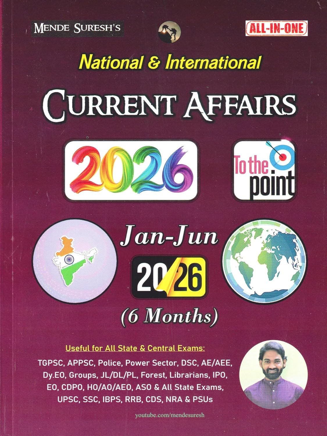 Current Affairs 2026 | January to June 2026 (6 Months) | National & International | All In One (English Medium)