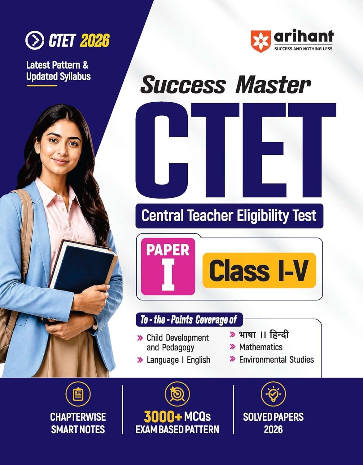 CTET 2026 Paper-1 Class I-V Primary Level Exam Guide Success Master Latest Pattern