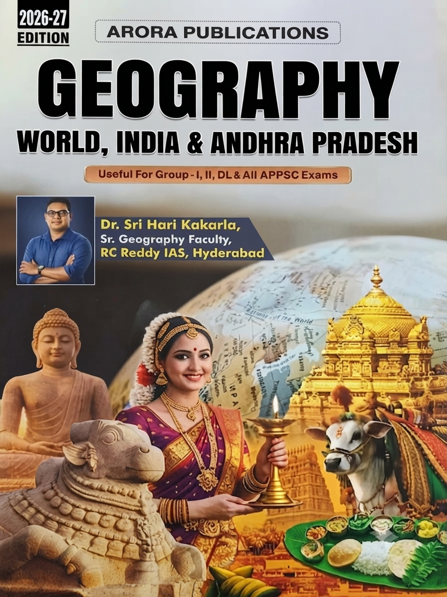 GEOGRAPHY (World, India & Andhra Pradesh) By Dr. Sri Hari Kakarla | Useful for Group I, II, DL & All APPSC Exams (English Medium) | 2026-27 Edition