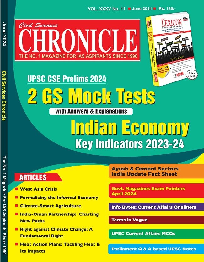 Civil Services Chronicle Magazine June 2024