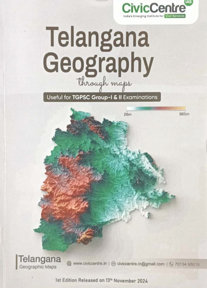 Telangana Geography Through Maps Useful For TGPSC Exams